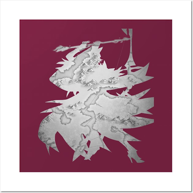 Laegjarn: Flame Ascendant Wall Art by Raven's Secret Shop